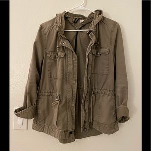 H&M Green Utility Jacket